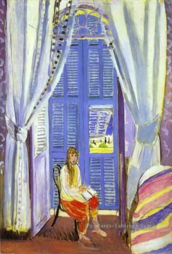 Henri Matisse œuvres - Les persiennes 1919 fauvisme abstrait Henri Matisse